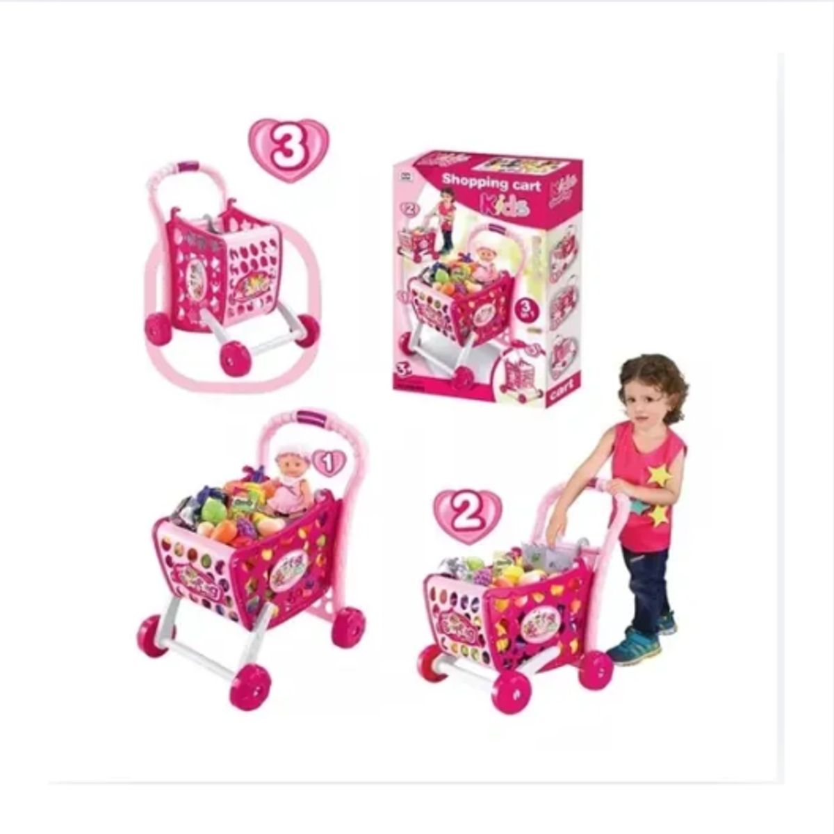 GENERICO - Carrito De Mercado De Juguete Para Niños 008-903 FullGan