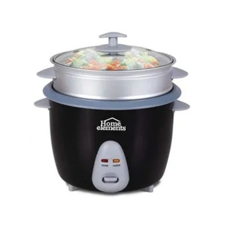 HOME ELEMENTS - Olla Arrocera 1.8 Litros Home Elements Negra