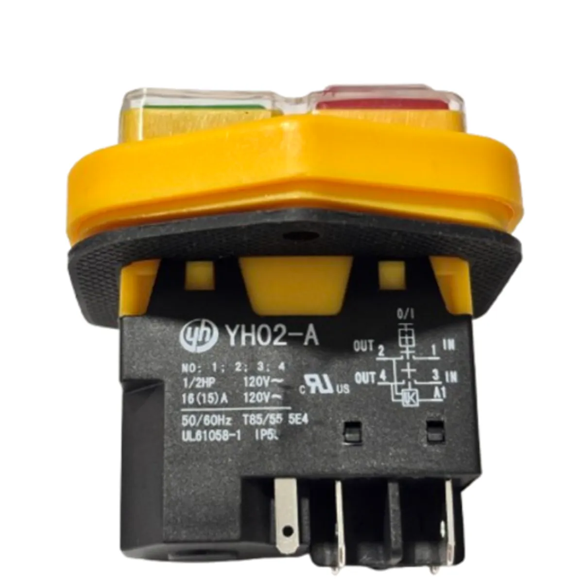 GENERICO - Interruptor Para Mezcladora de Concreto Bauker, 5 pines