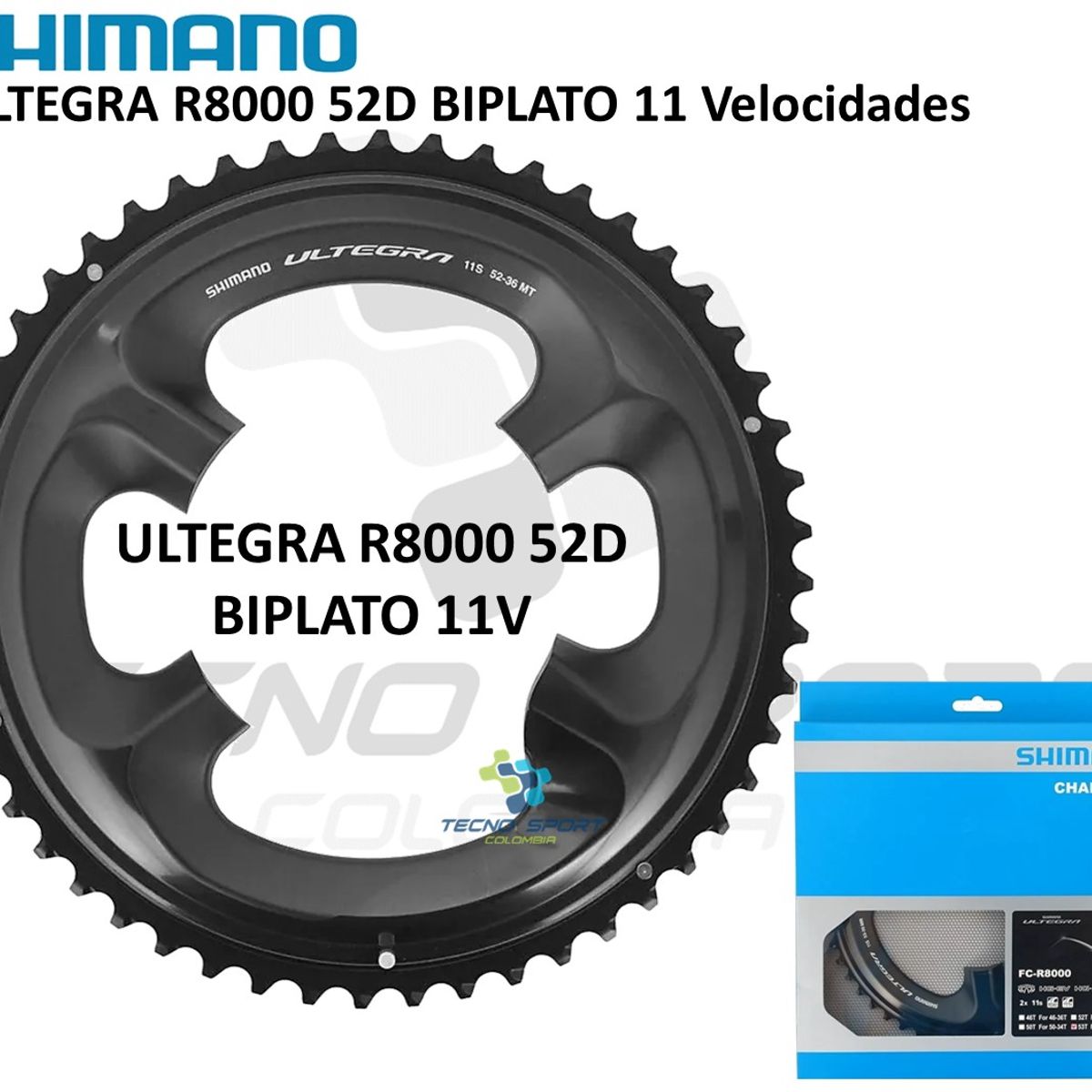SHIMANO - Plato Coronilla Shimano 5236t Ultegra R8000 11v Ruta