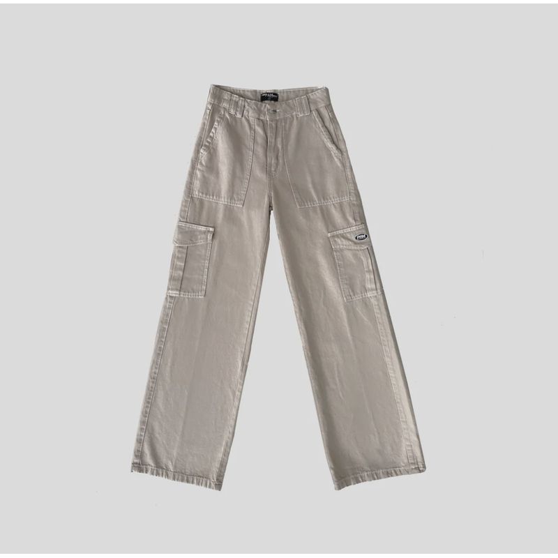 PAM MOVEMENT - Pantalón Cargo - Chantilly