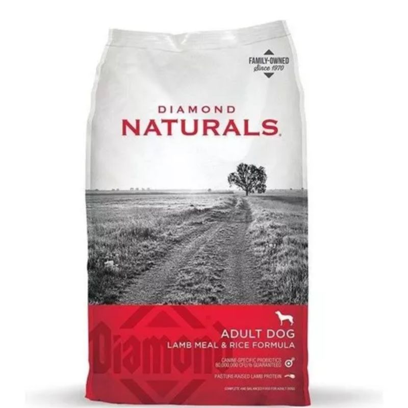 DIAMOND NATURALS - Diamond Naturals Adult Dog adulto cordero y arroz 9kg