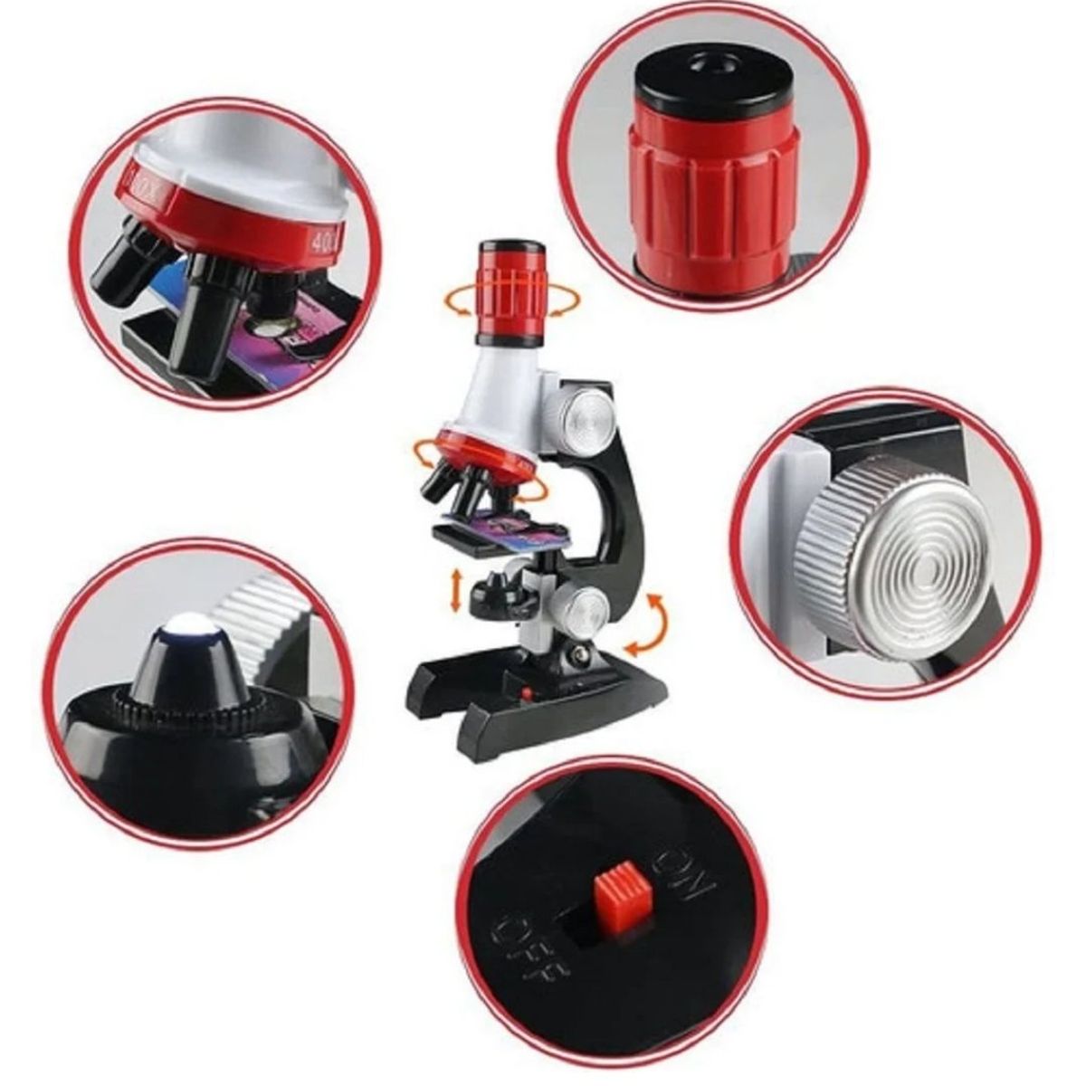 GENERICO - Microscopio Monocular Niños Didactico 1000x