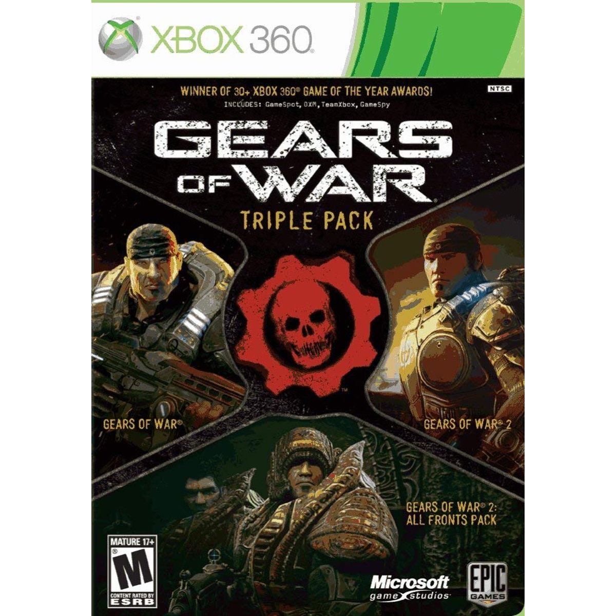 MICROSOFT - Gears of war triple pack - xbox 360