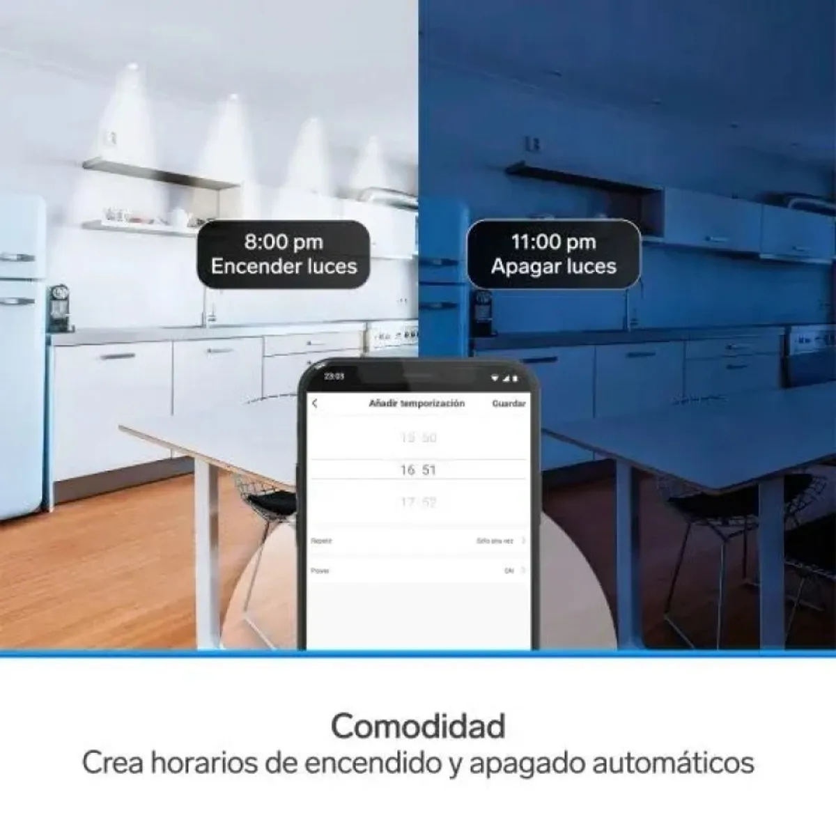 STEREN - Foco Led Dicroico Wi-Fi Rgb+W Multicolor De 5 W