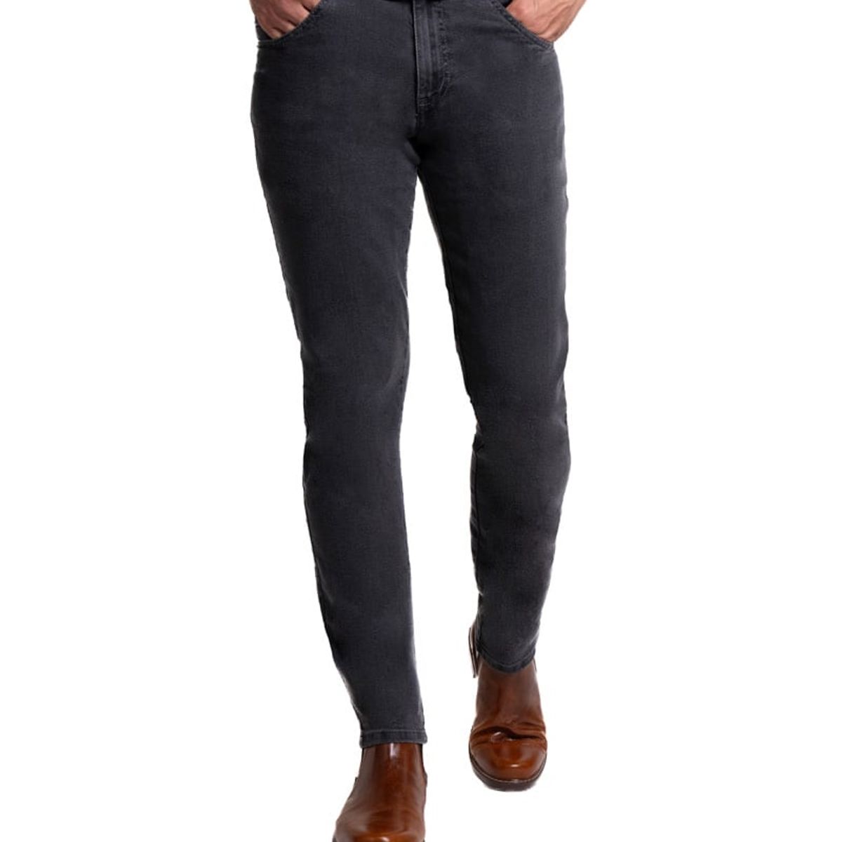 LEC LEE - Jean skinny para hombre color gris