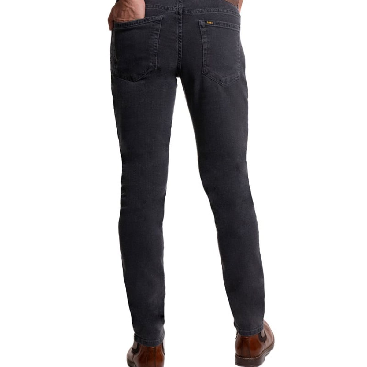 LEC LEE - Jean skinny para hombre color gris