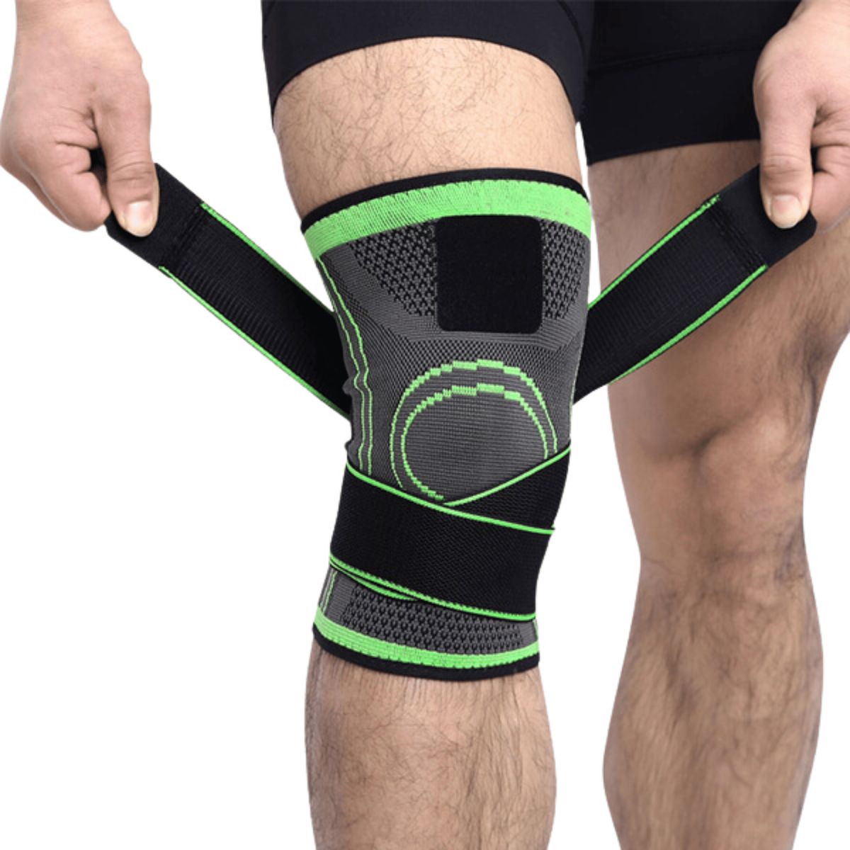 GENERICO - Kit X2 Rodilleras Ortopédica Ajustable de Compresión Deportiva Gym