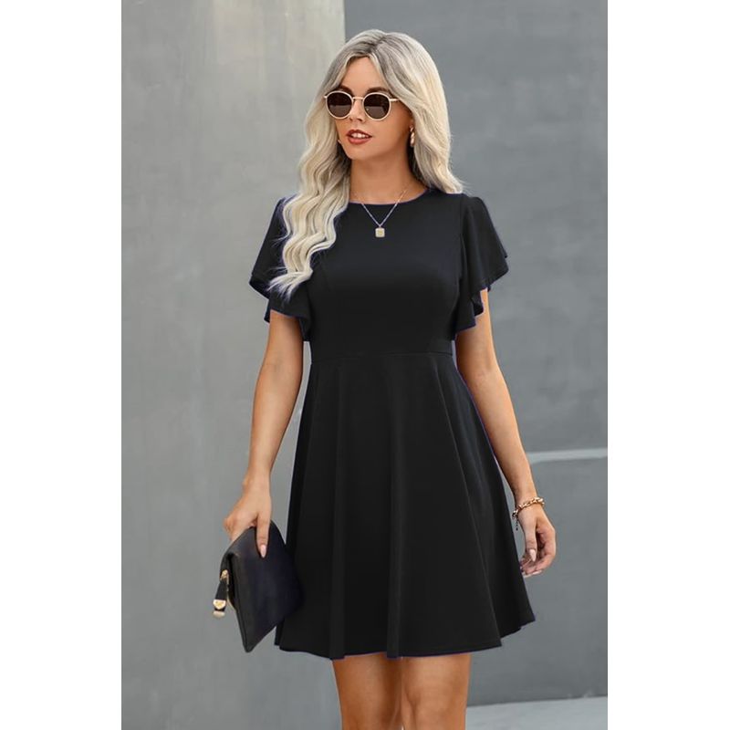 NEGRELI - VESTIDO DE MUJER SEMI-RONTONDO REF-3014