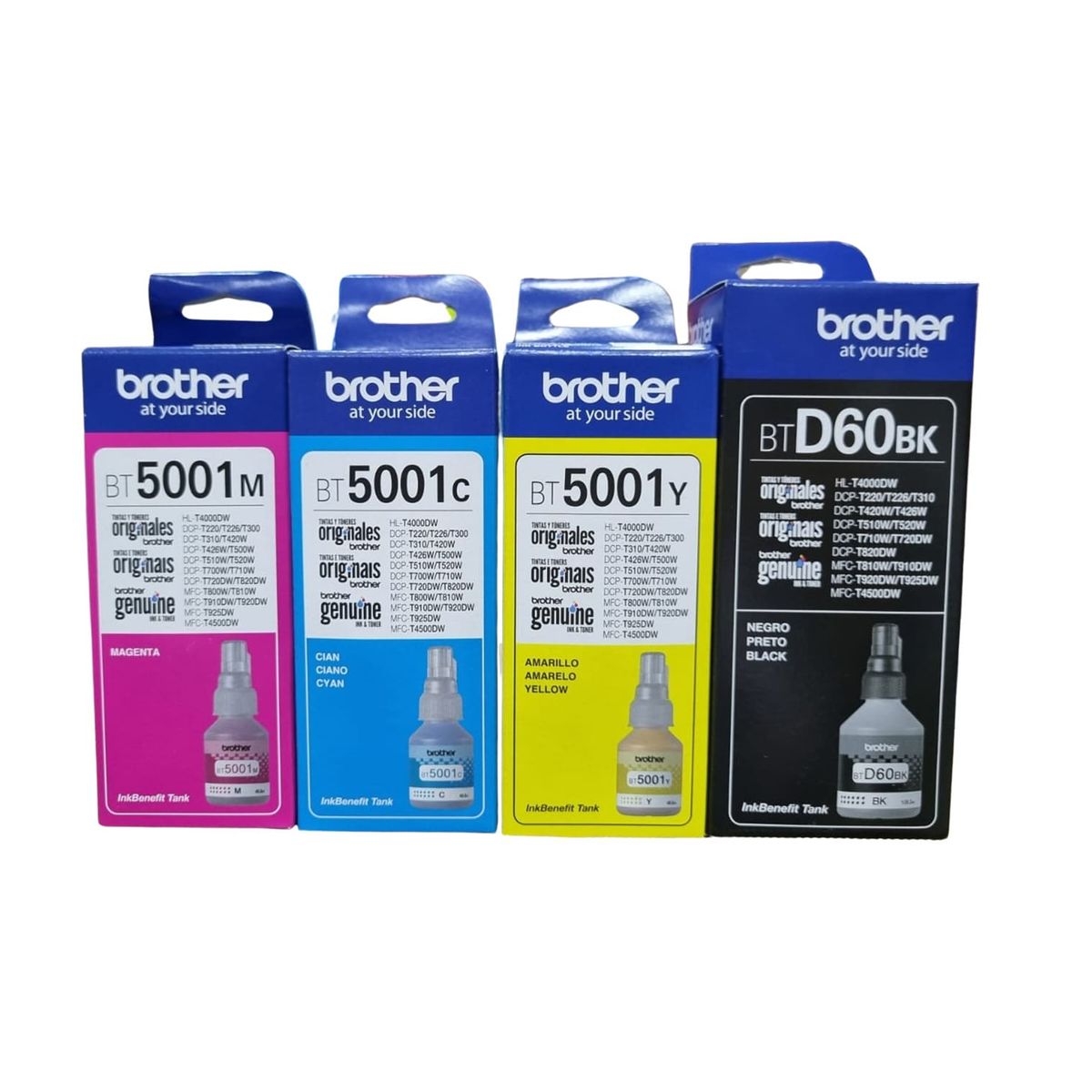 BROTHER - 4 Tintas Originales Para Brother T920dw T720dw T520w T420w T710W