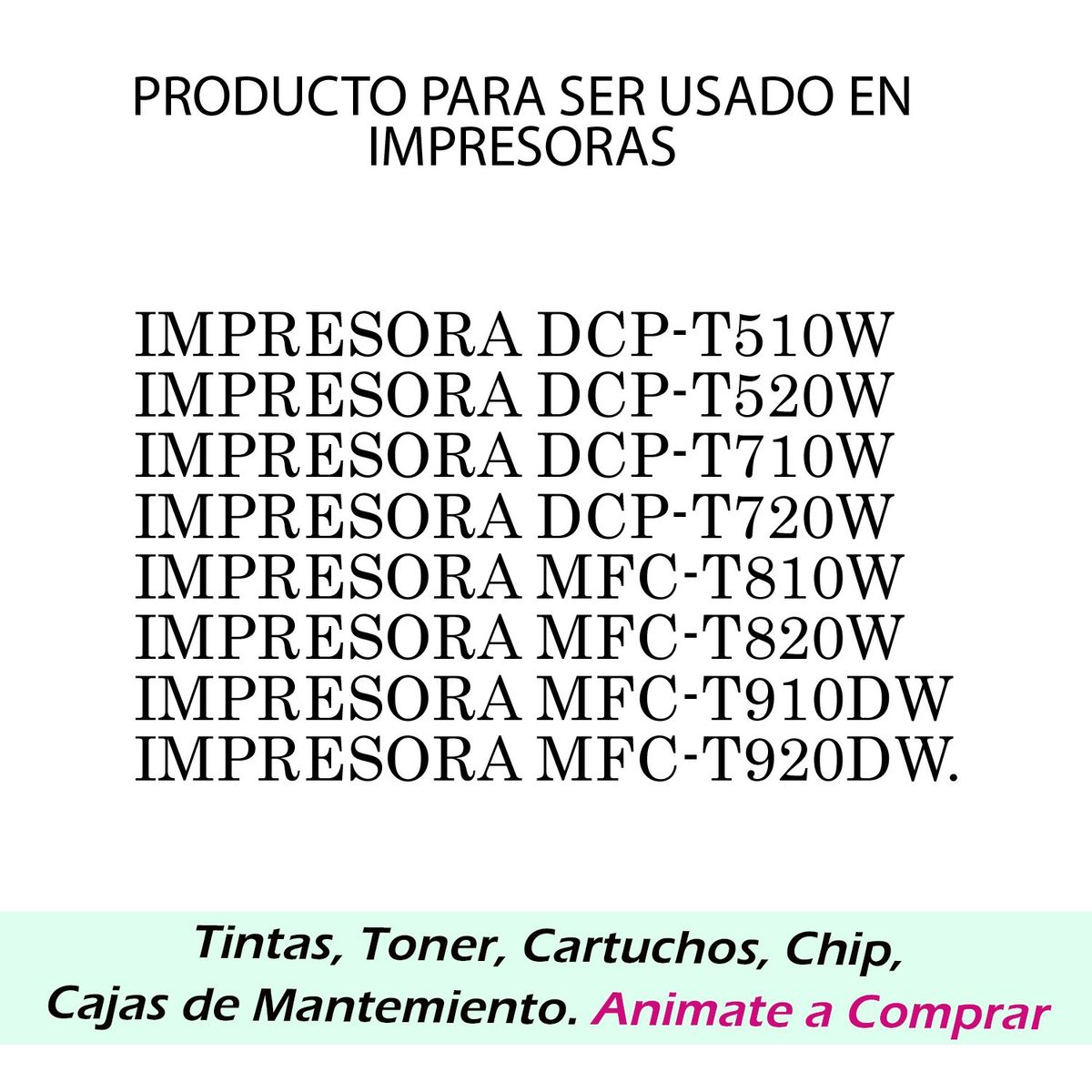 BROTHER - 4 Tintas Originales Para Brother T920dw T720dw T520w T420w T710W