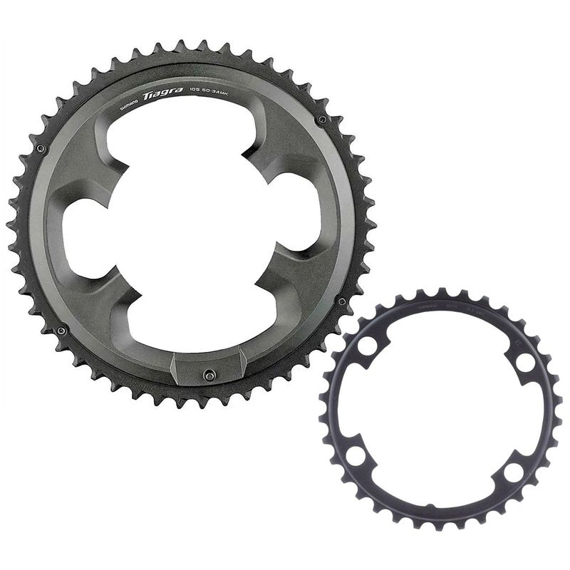 SHIMANO - Plato Coronilla Shimano 50/34t Tiagra 4700 10v Ruta