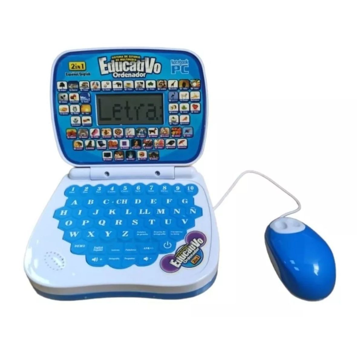TELEPRODUCTOSBOGOTA - Computador Didáctico Mini Laptop Sonidos Letras