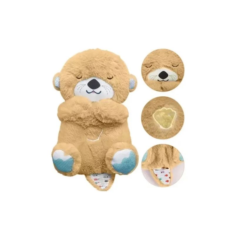 GENERICO - Nutria Hora de Dormir Peluche Musical Amarillo