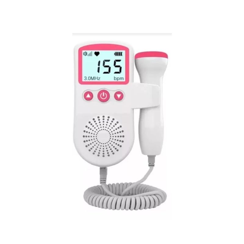 GENERICO - Audífono cardíaco para bebés monitor de sonar Doppler fetal