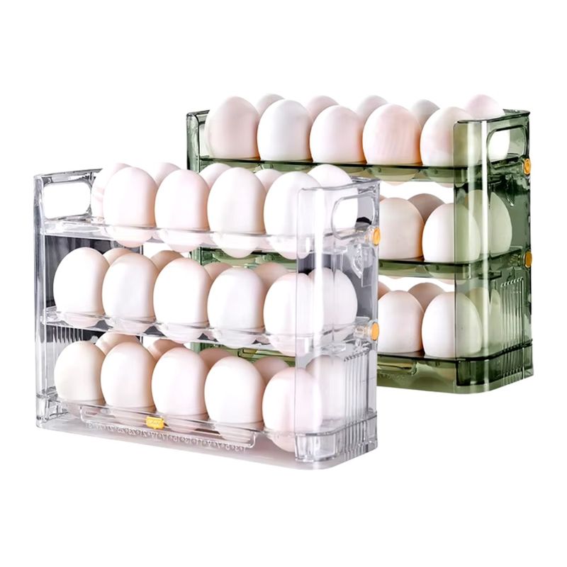 GENERICO - Organizador Dispensador De Huevos x30 Soporte Contenedor Nevera