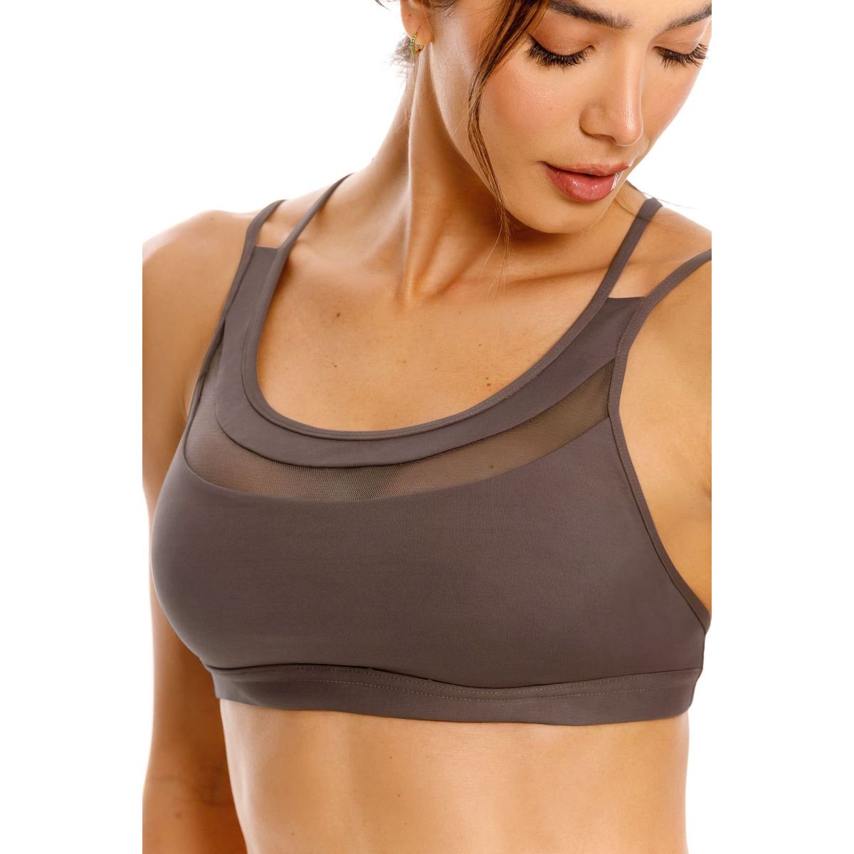 CHAMELA - Top Deportivo  Taupe 43546