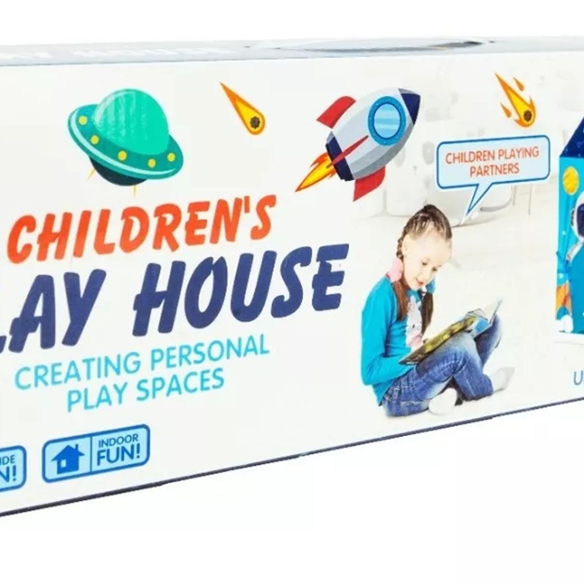 JUGANDO Y EDUCANDO - Casa De Juegos Didáctica Temática Espacial Para Niños