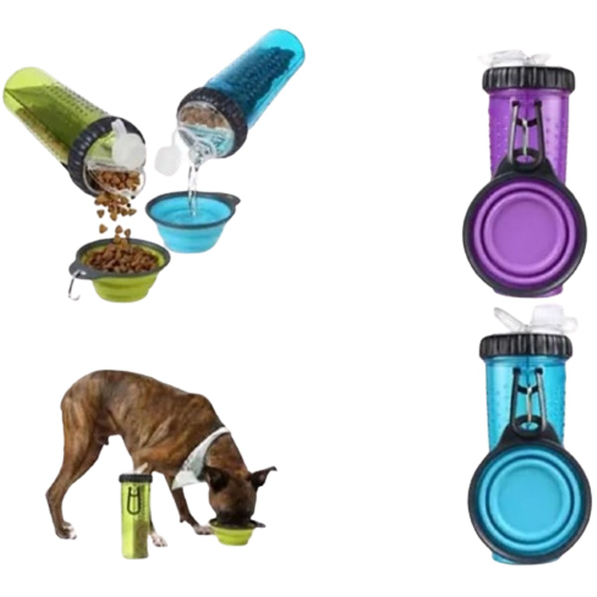 SHEN HUANG - Comedero Duo Portatil Para Mascotas