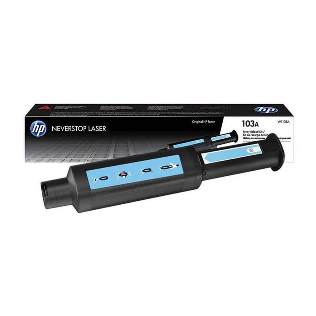 HP - Kit de Recarga Tóner HP Neverstop Laser 103A Negro Original 1000a 1200