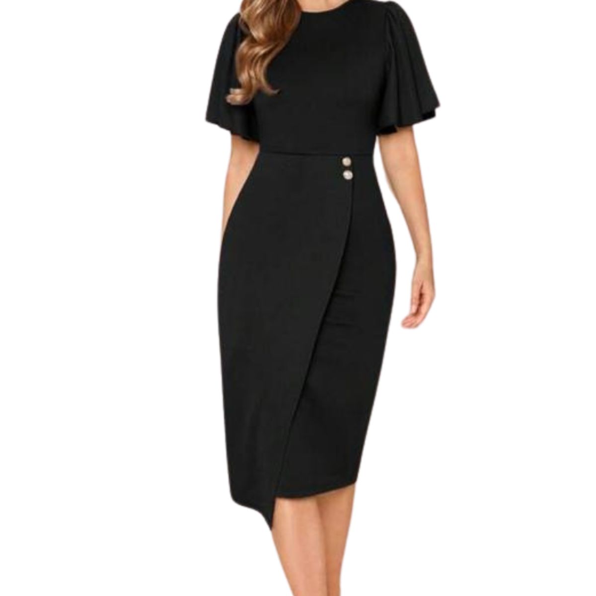 NEGRELI - VESTIDO DE MUJER FORMAL DE FIESTA BODA OFICINA