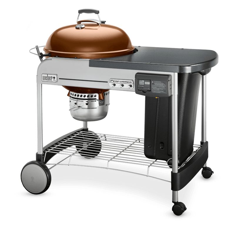 WEBER - Asador a Carbon Weber Perfomer Delux Cobre