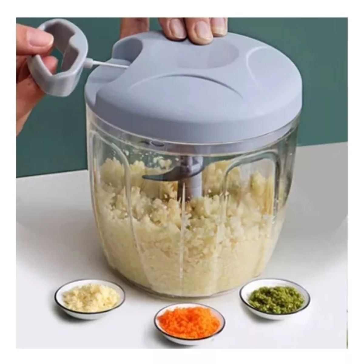 SHEN HUANG - Picadora Manual De Alimentos Portatil
