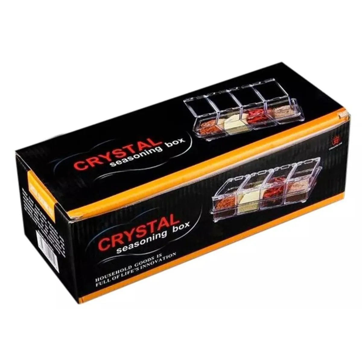 APOLO - Caja Organizador De Condimentos En Cristal