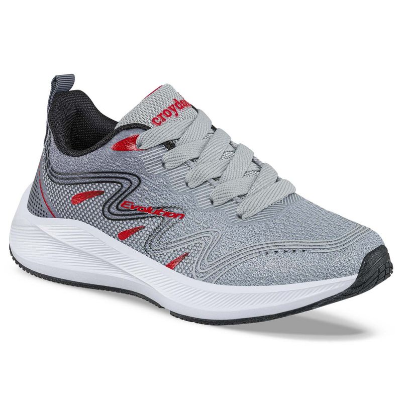 CROYDON - Tenis Running Zayer Gris para Niño Croydon