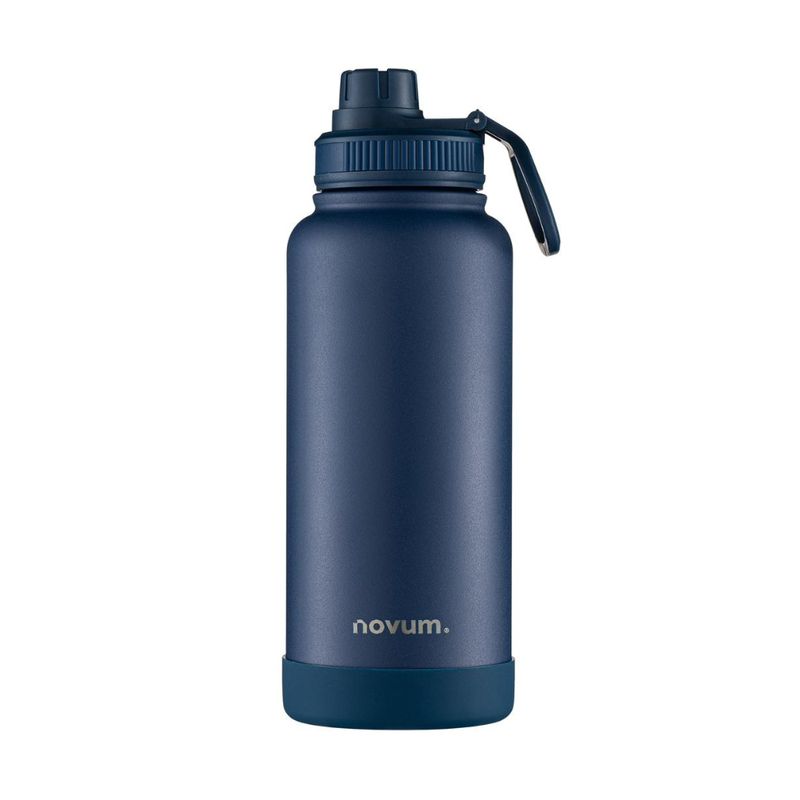 NOVUM - TERMO DEPORTIVO32 OZ/ 950 ML AZUL CON BASE SILICONA