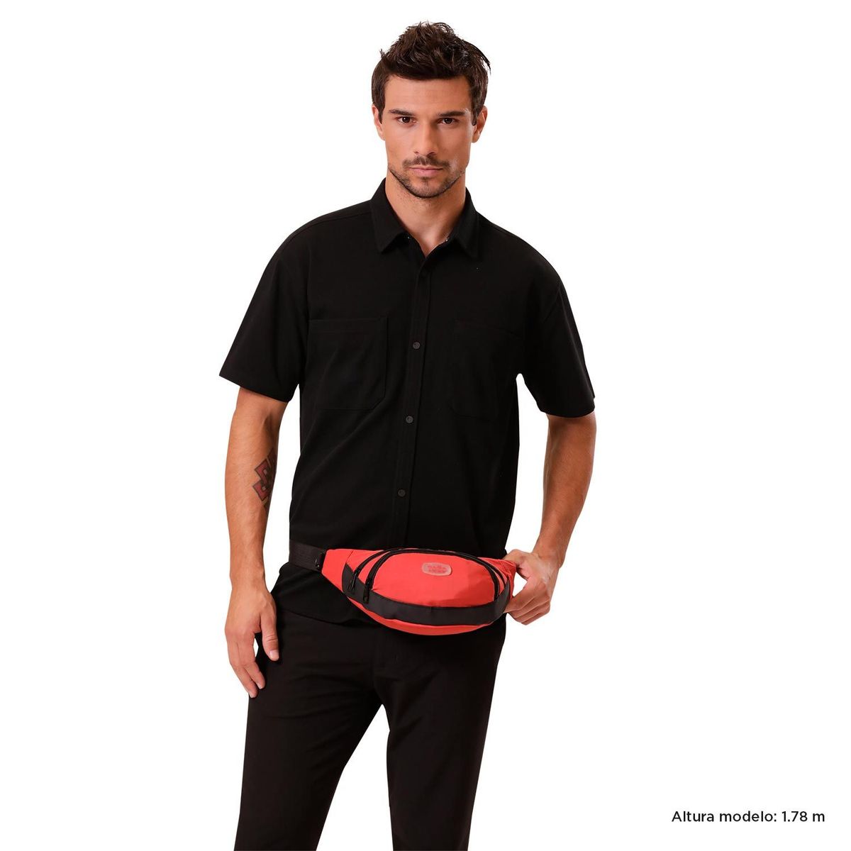 TOTTO - Canguro Unisex Pompeya Rojo