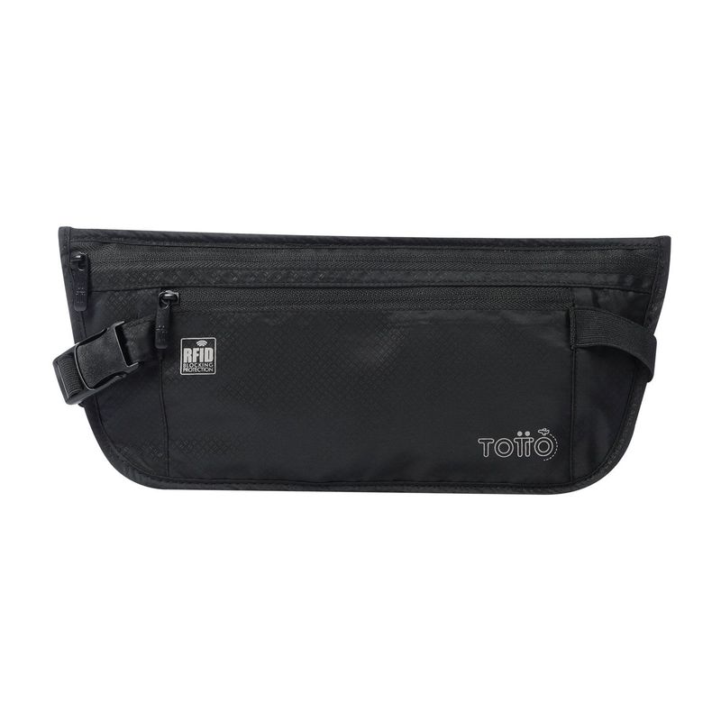 TOTTO - Canguro de viaje Security con RFID blocker Negro