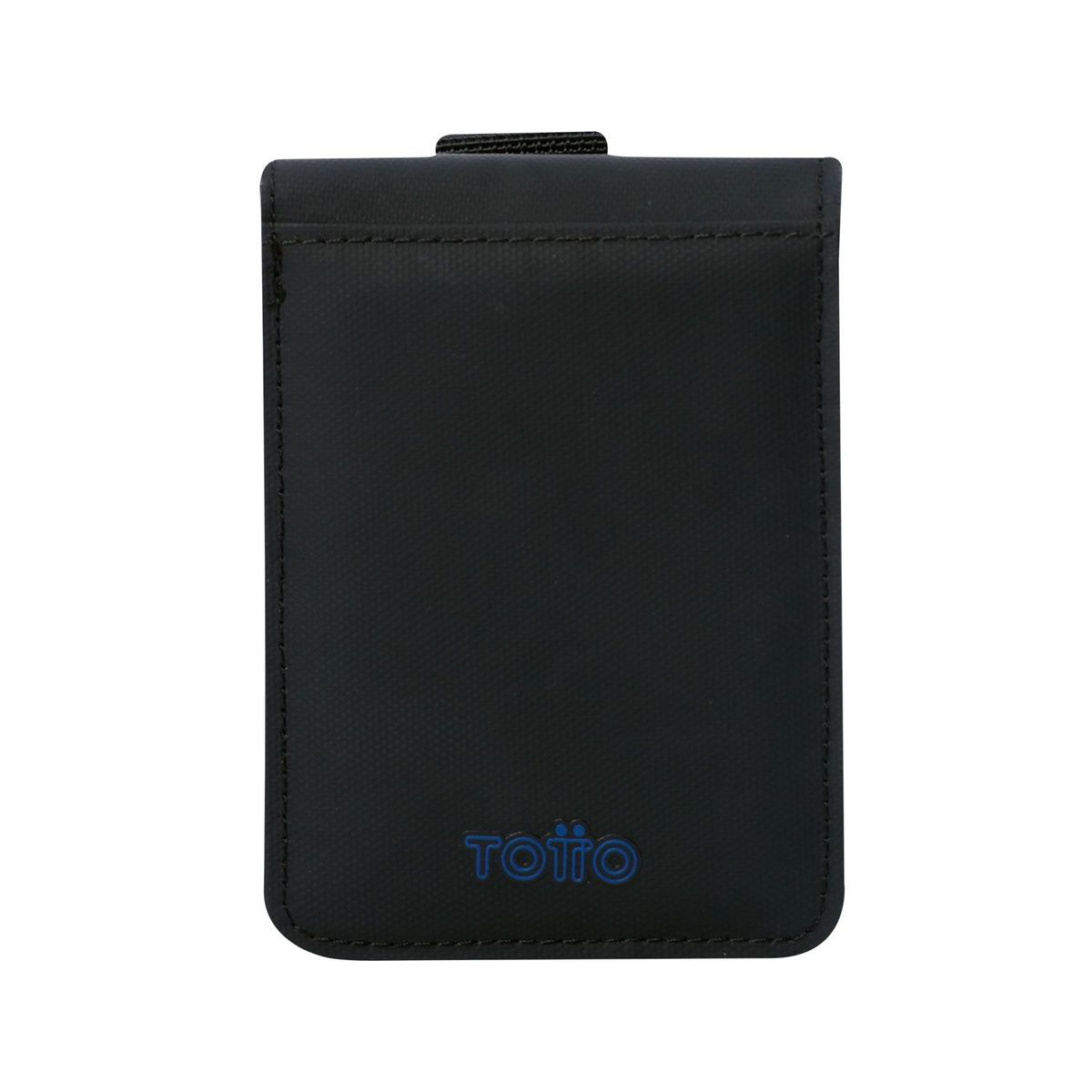 TOTTO - Billetera Dual L con RFID Blocker Negra Grande