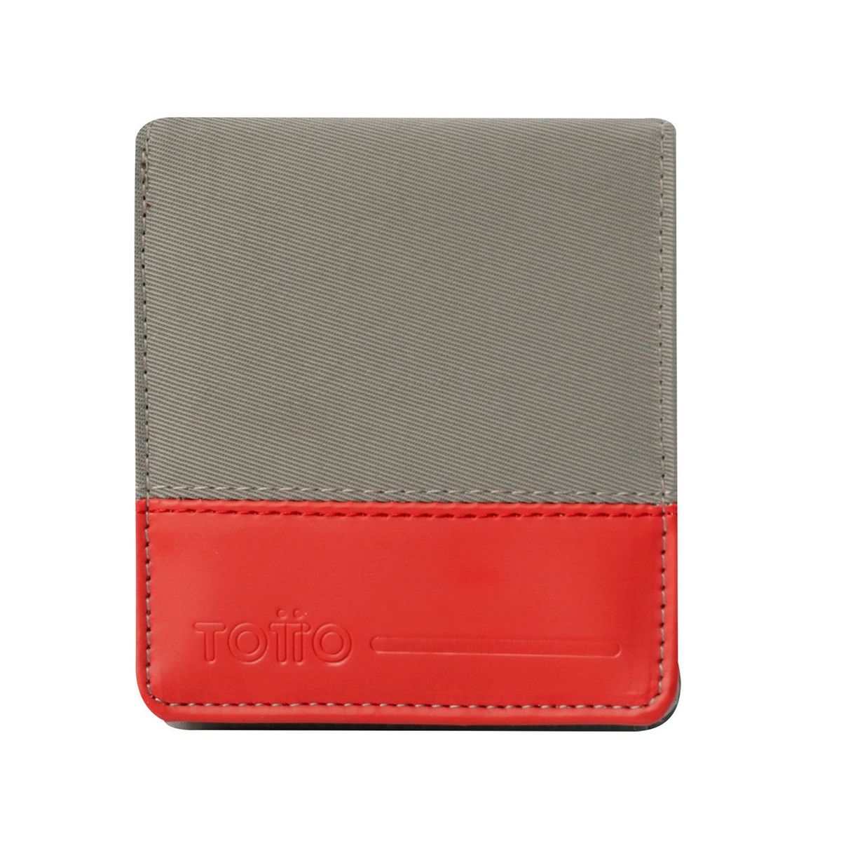 TOTTO - Billetera Dagoba 2.0 Con RFID Blocker Beige/Roja