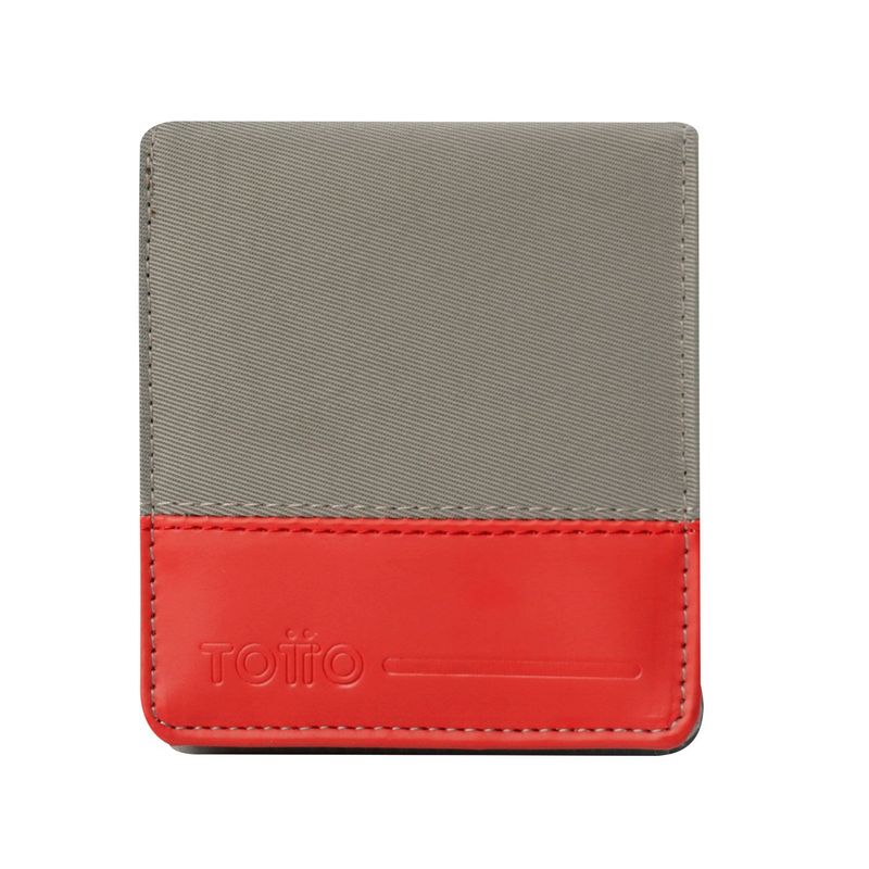 TOTTO - Billetera Dagoba 2.0 Con RFID Blocker Beige/Roja