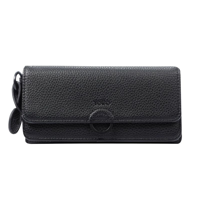 TOTTO - Billetera Soft Sub Negra grande