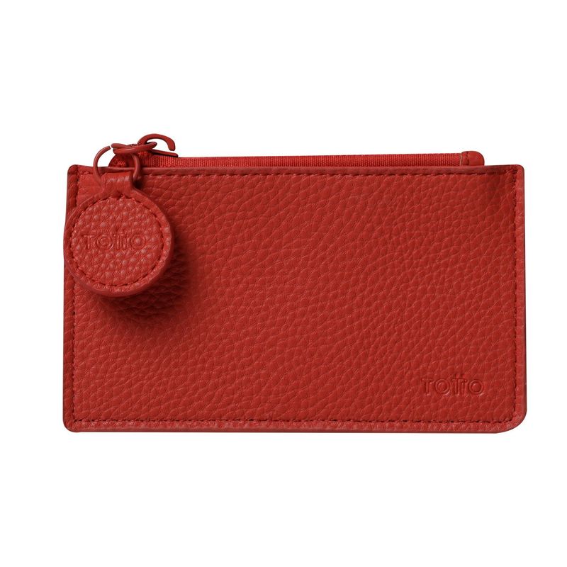 TOTTO - Portadocumentos de Viaje Soft con RFID Blocker  Rojo