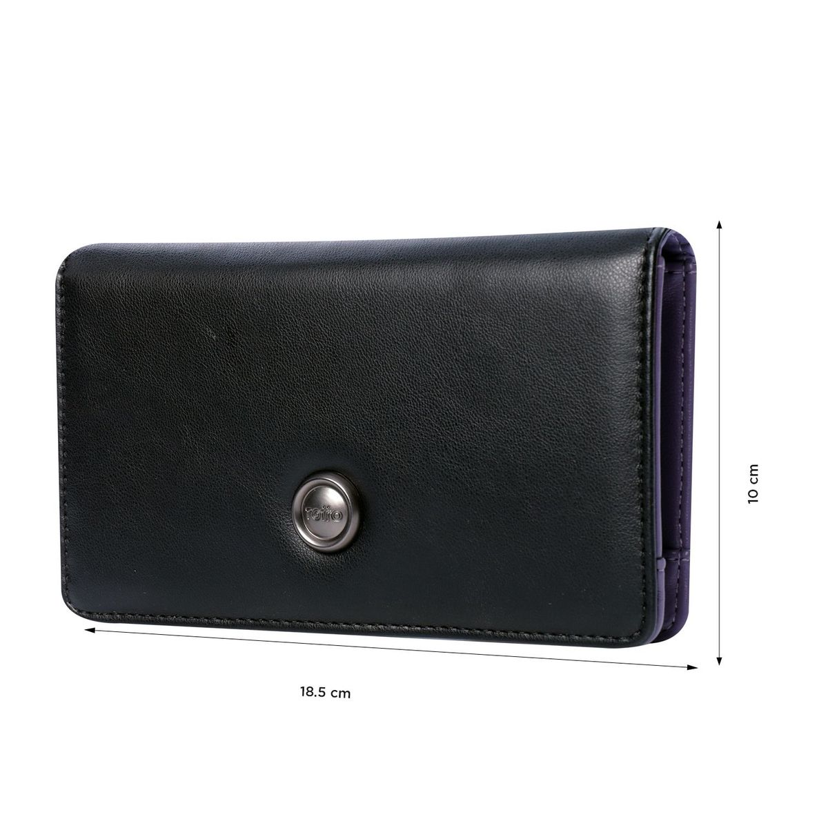 TOTTO - Billetera Style Nob Con RFID Blocker Negra