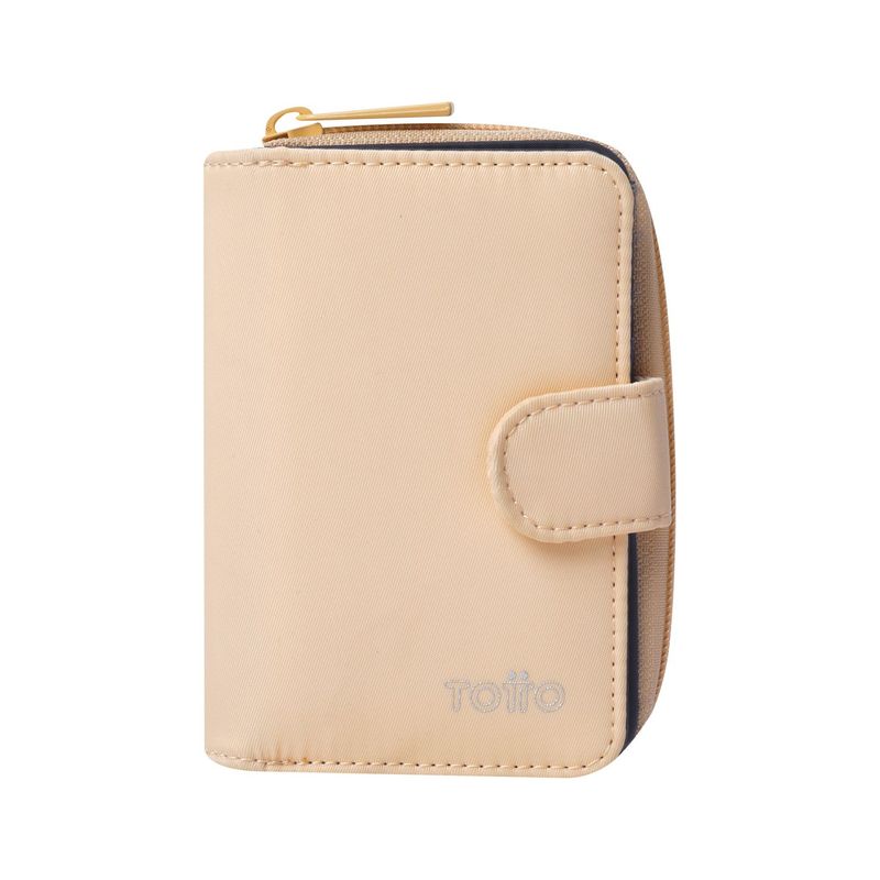 TOTTO - Billetera Daintty Con RFID Blocker Durazno