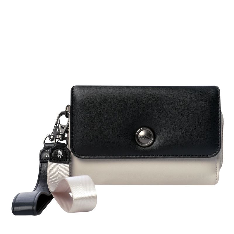 TOTTO - Billetera Style Can con RFID Blocker Negra/Gris