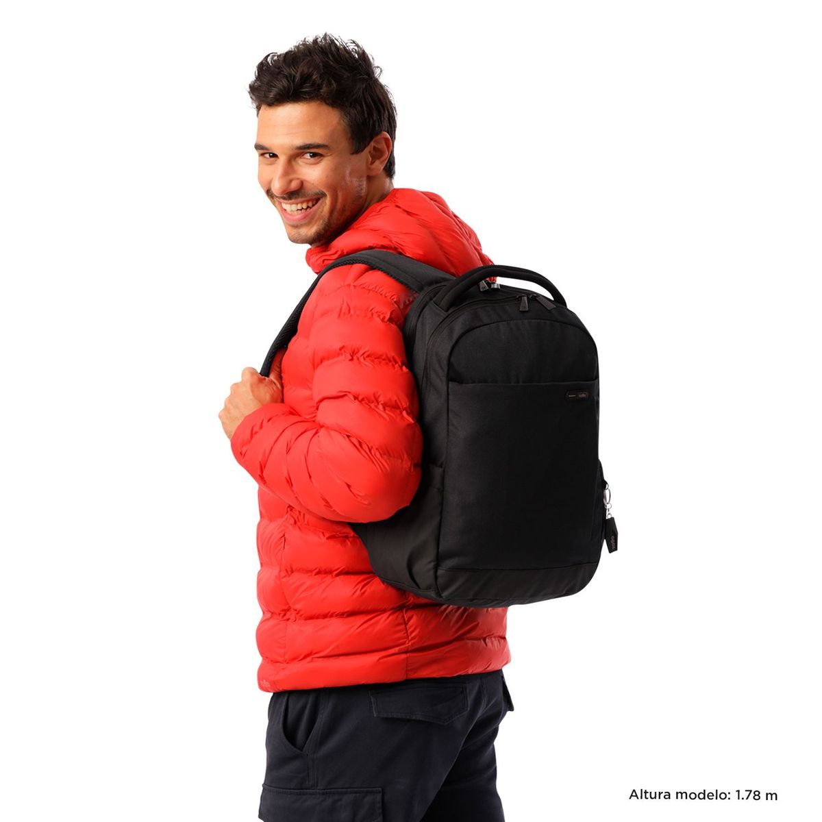 TOTTO - Morral Ejecutivo Porta PC 14" Deleg 2.0 Negro Hombre