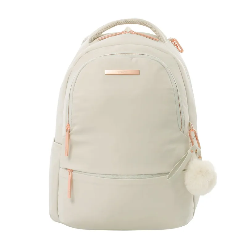 TOTTO - Morral Ejecutivo Porta PC 14" Adelaide 2 2.0 Beige Mujer