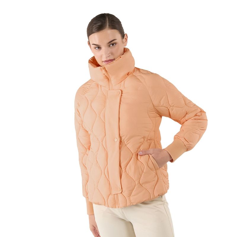 TOTTO - Chaqueta para Mujer Tan Durazno