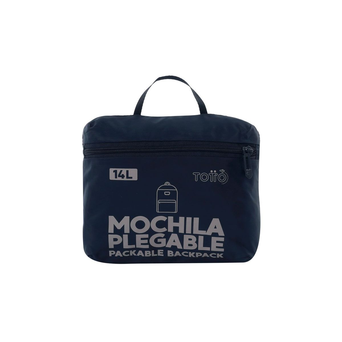 TOTTO - Morral Plegable Xingu Mediano Azul