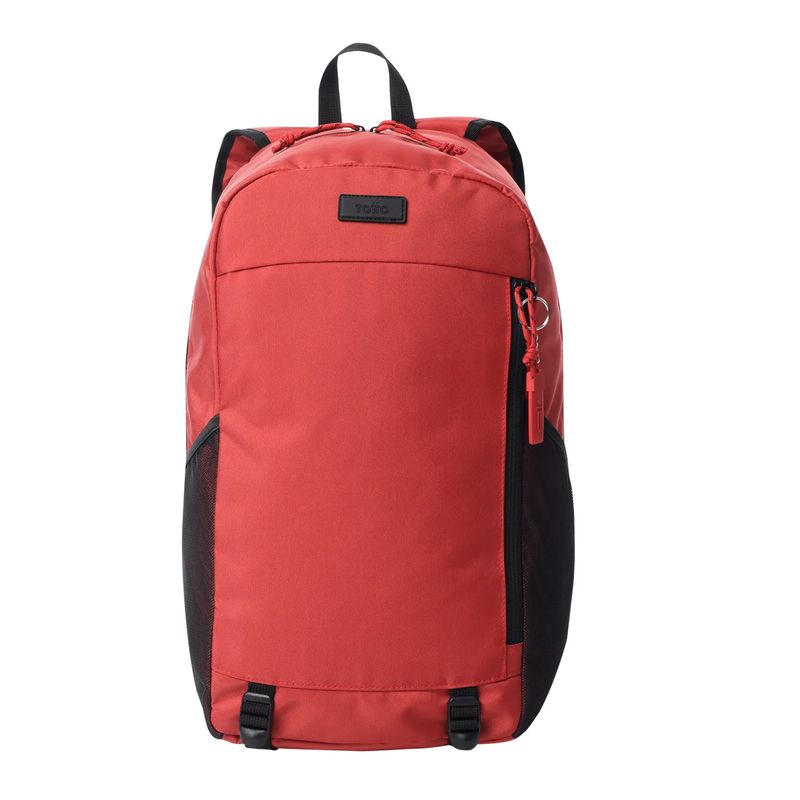 TOTTO - Morral Universitario Rambo 30 Lt Porta PC 15" Rojo Hombre