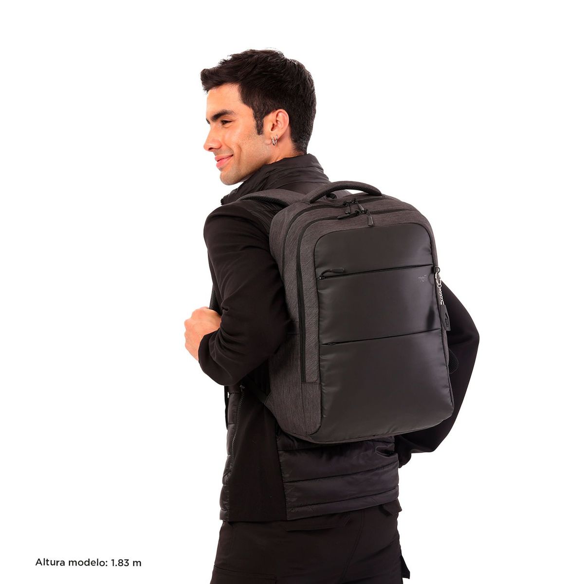 TOTTO - Morral Hombre Dallas Negro