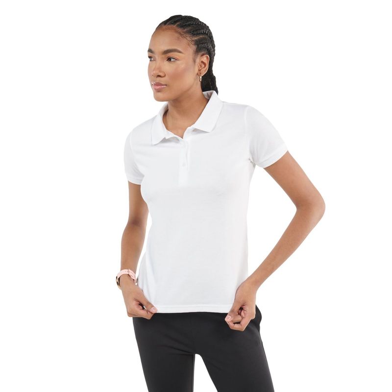 TOTTO - Camisa Polo Chechi Blanca Mujer
