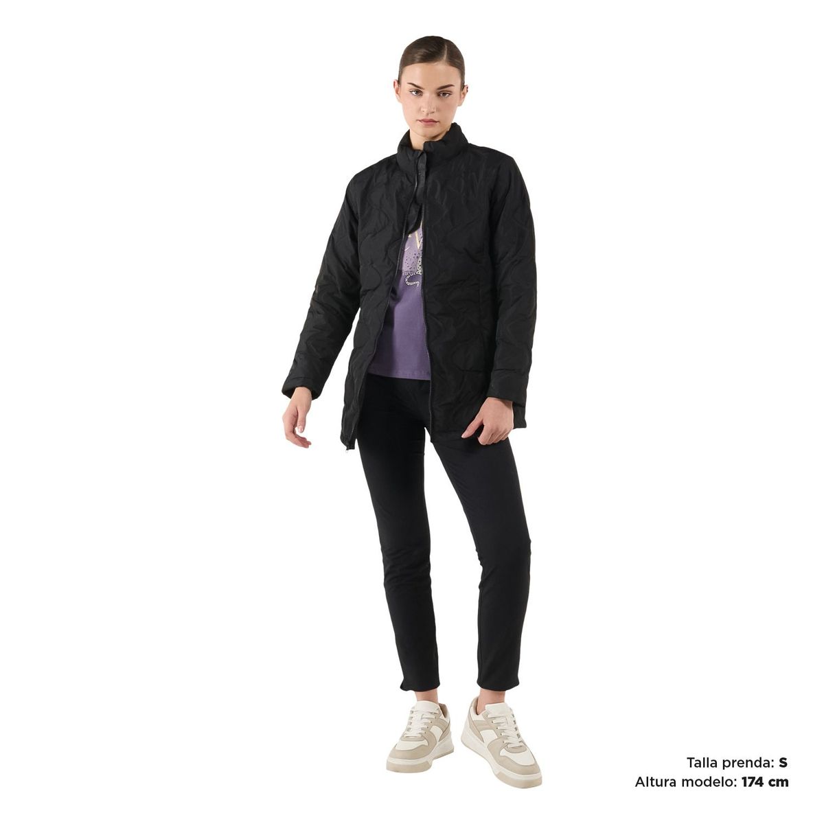 TOTTO - Chaqueta para Mujer Lucky Woman Negra