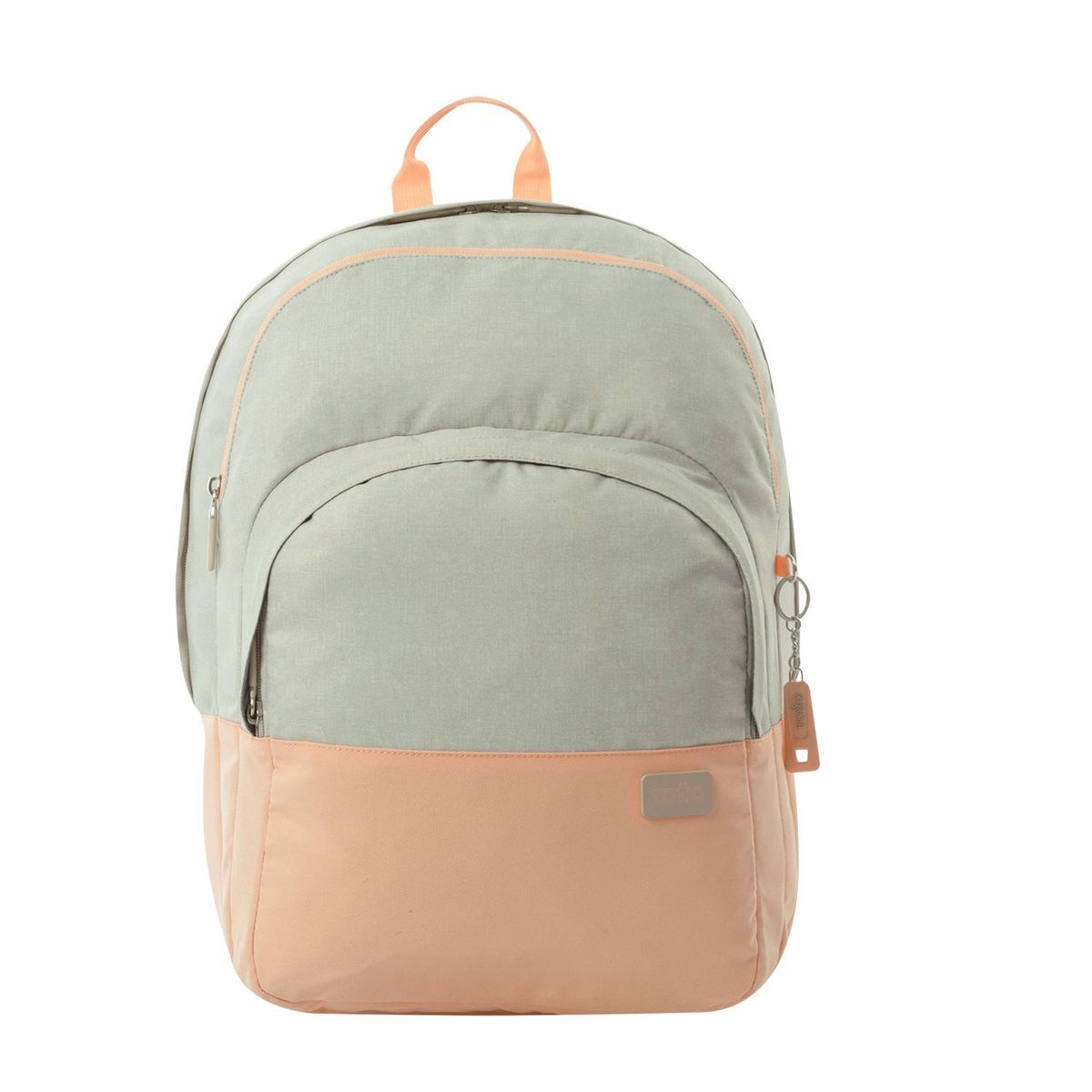 TOTTO - Morral Universitario Porta PC 16" Toluca 2.0 Beige/Durazno