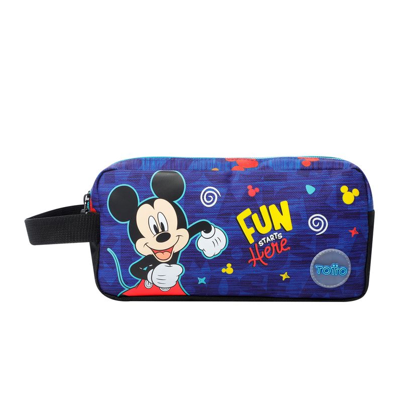 TOTTO - Cartuchera escolar Mickey  Azul